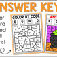 Halloween Music Coloring BUNDLE Color by Note Halloween Music Worksheets