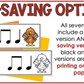 Thanksgiving Rhythm Write the Room Elementary Music Game & Scavenger Hunt
