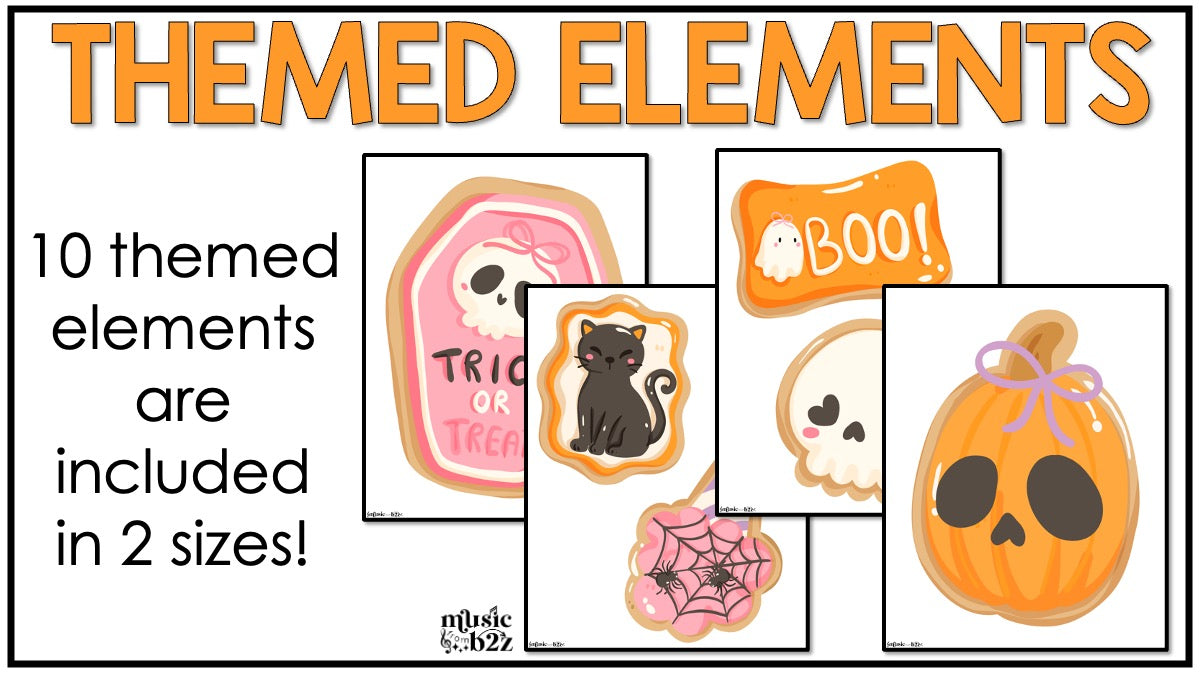 Halloween Music Bulletin Board Halloween Elementary Music Decor