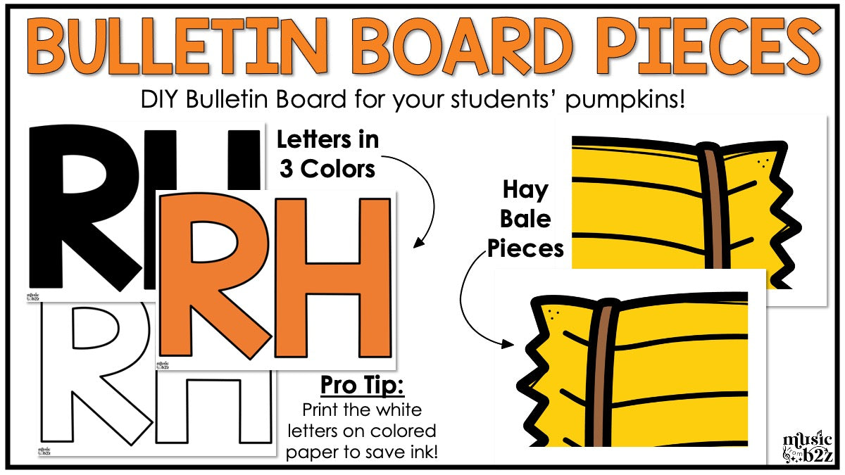 Fall Music Rhythm Craft Fall Music Activities Pumpkin Craft Elementary Music