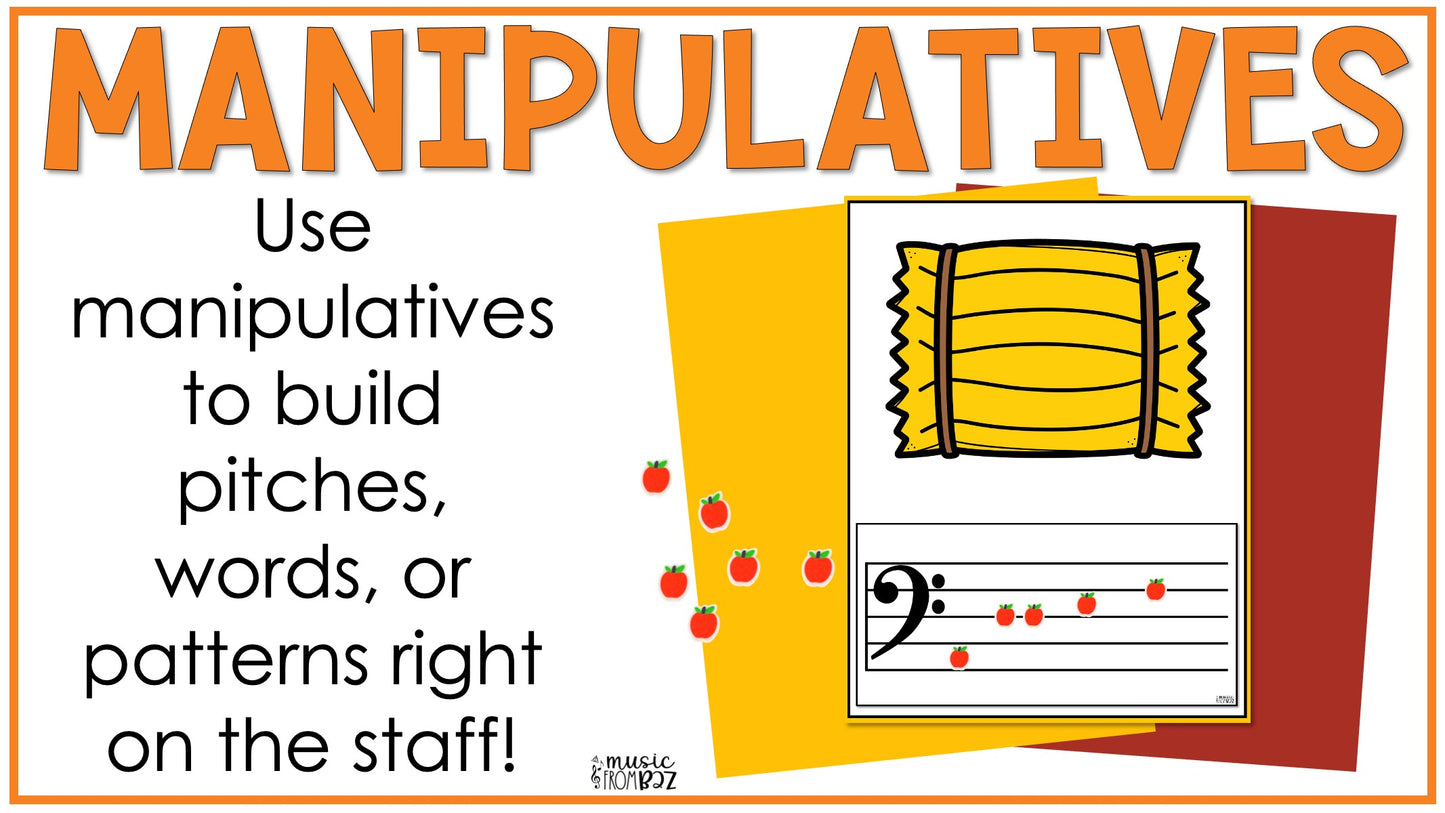 Fall Music Lines and Spaces Treble Clef Worksheets Fall Music Activities