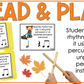 Fall Rhythm Task Cards Elementary Music Centers Lessons & Activities for Autumn