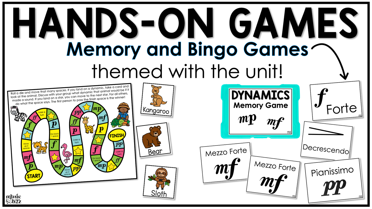 Dynamics Unit Elementary Music Curriculum Elements of Music Lesson Plan Template