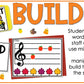 Fall Music Treble Clef Task Cards Treble Clef Notes Fall Music Activities