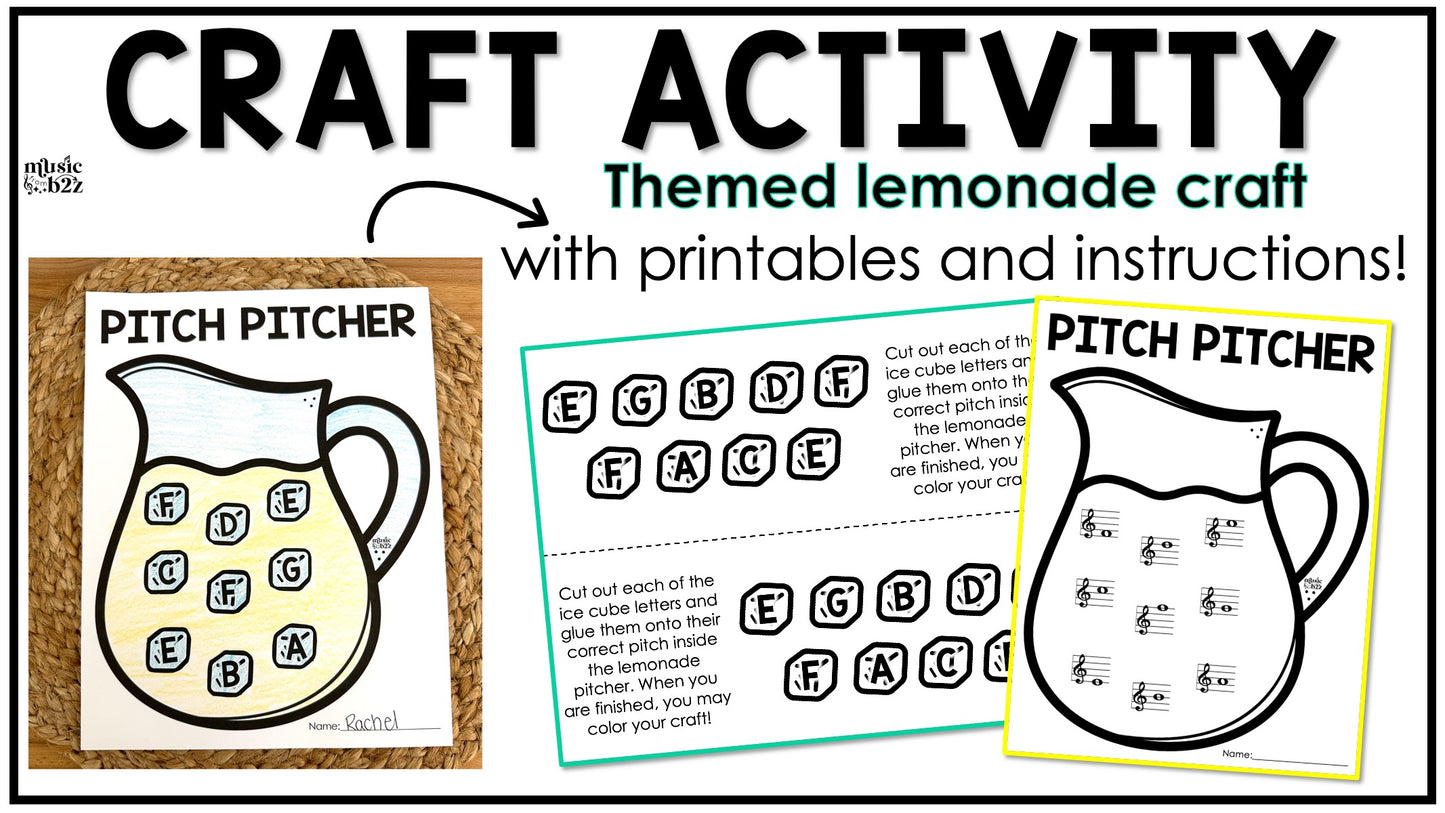 Treble Clef Unit Elementary Music Curriculum Lesson Activity Worksheets Games