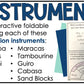 Percussion Family Foldable Activity - Musical Instrument Families of the Orchestra Worksheet Lesson