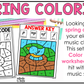 Spring Music Coloring Pages Color by Note Spring Music Worksheets Dynamics