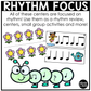 Spring Music Centers BUNDLE Spring Rhythm Worksheets Music Games Sub Plans