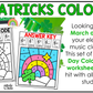 St. Patricks Day Music Coloring Pages Color by Note Music Worksheets Treble Clef