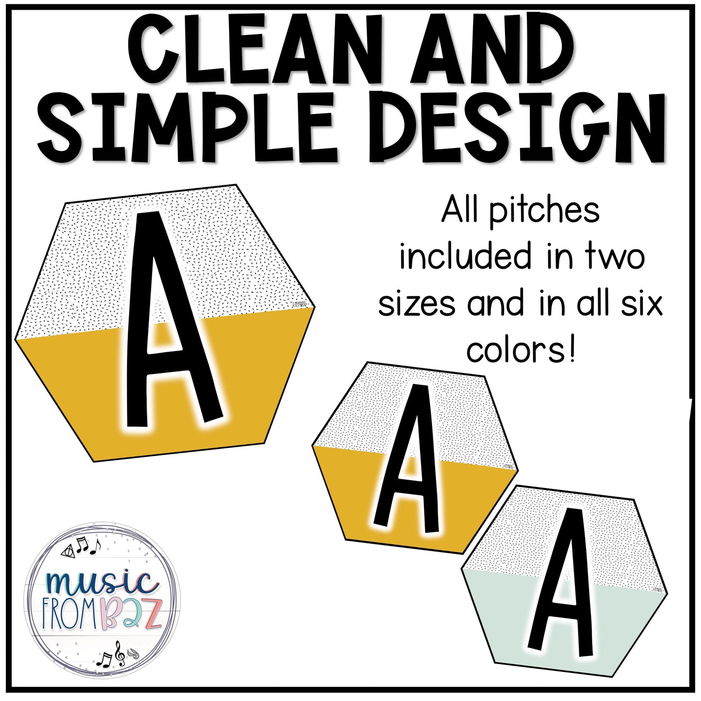 Music Classroom Decor - Treble Clef Bulletin Board - Modern Oasis