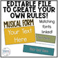 Music Classroom Decor - Tempo & Form Posters - Modern Oasis