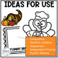 Thanksgiving Music Activity - Rhythm Lesson & Craft - Elementary Music Plan