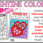 Valentine's Day Music Coloring Pages Rhythm Worksheets Music Color by Note