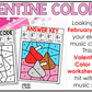 Valentine's Day Music Coloring Pages Color by Note Music Worksheets Treble Clef