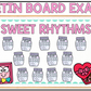 Valentine's Day Music Craft Rhythm Craft Valentine Music Bulletin Board Sub Plan