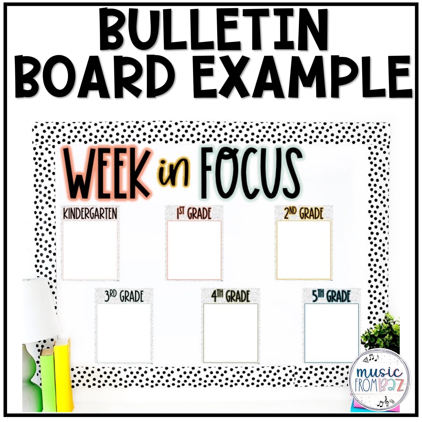Music Classroom Decor - Week in Focus - Music I Can Posters - Modern Oasis
