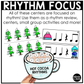 Winter Music Centers BUNDLE #2 Winter Rhythm Worksheets Music Games Sub Plans